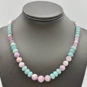 Jay King Sterling Silver Kunzite & Quartzite Beaded Necklace, 18"